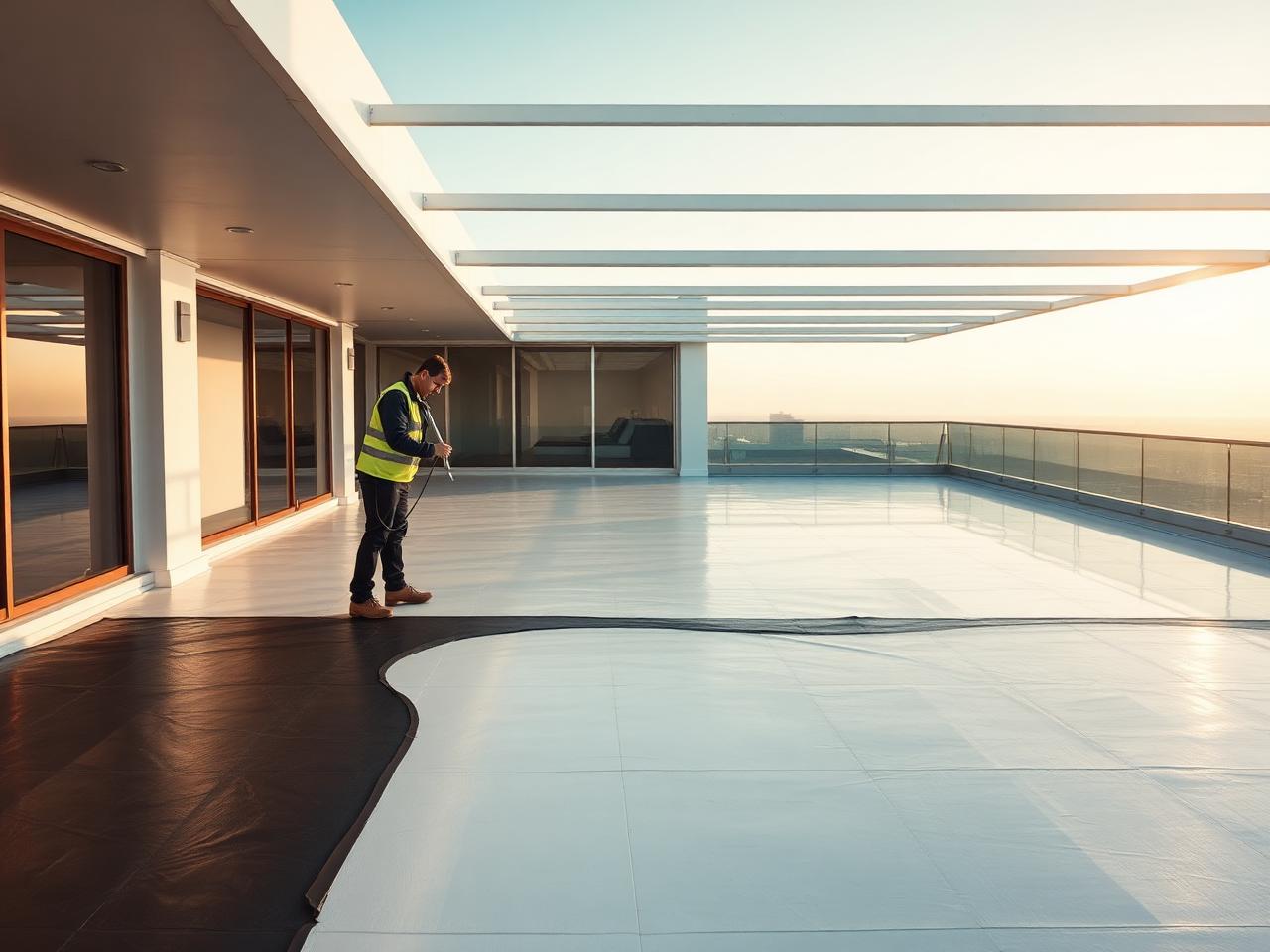 Impermeabilización profesional de una terraza